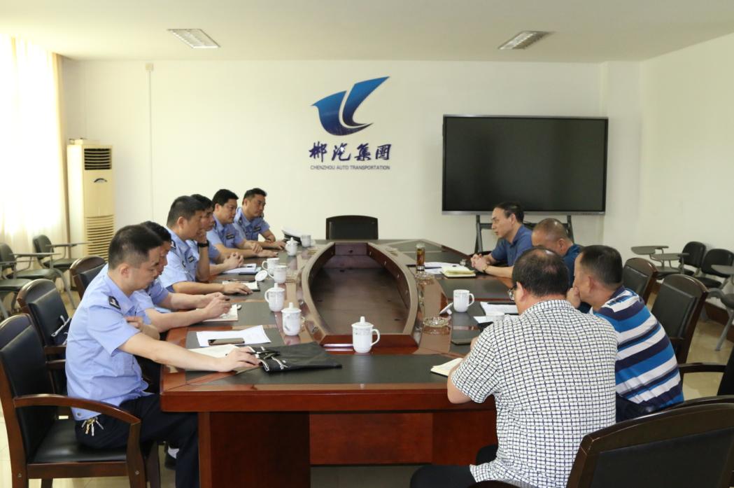 市公安局副局長(zhǎng)祁永忠來我司檢查指導(dǎo)工作